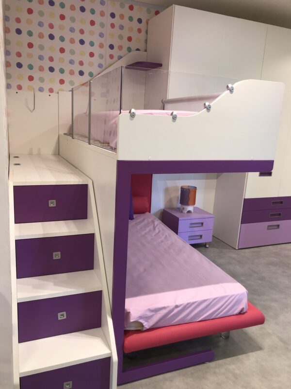 Cameretta Moretti con Soppalco - Outlet - immagine 2